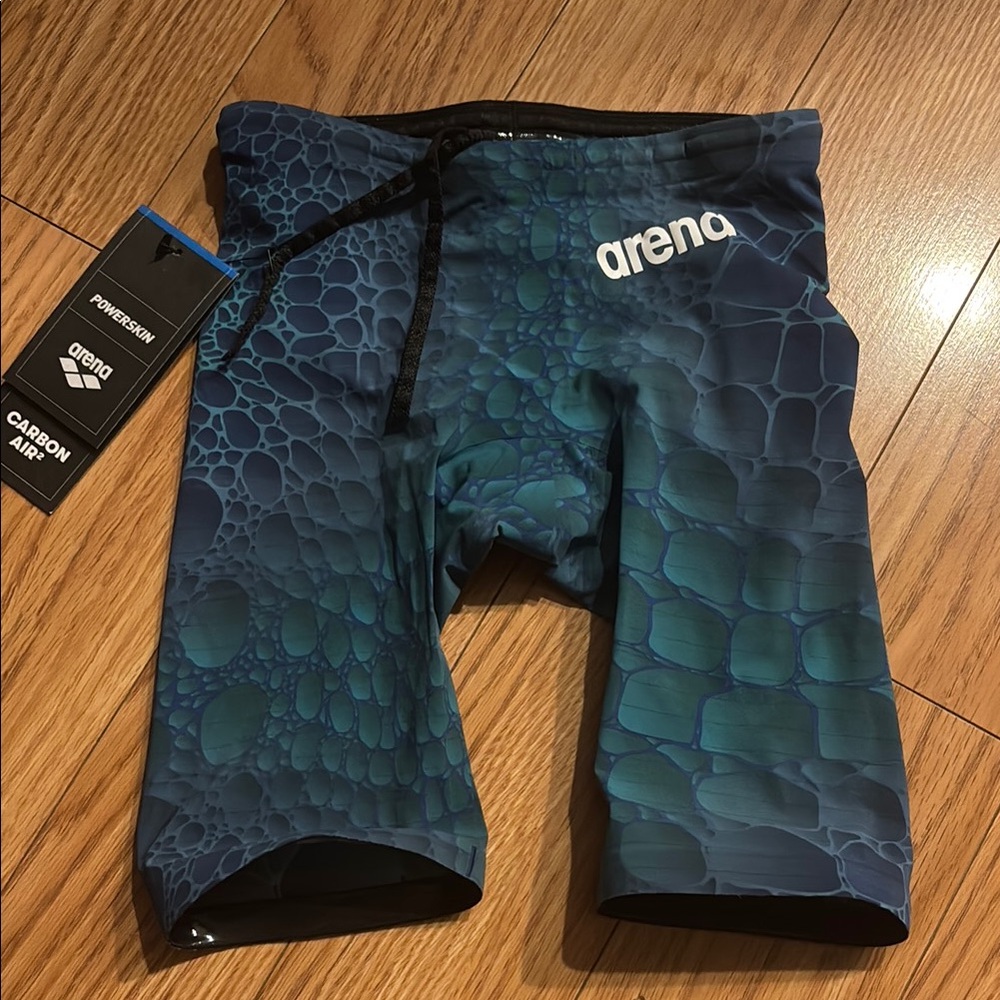 Arena Blue and Green Swim Jammers